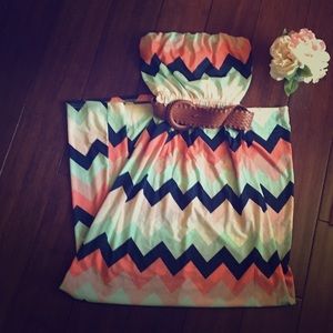 Rue21 strapless maxi dress. Size Small